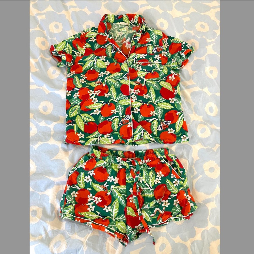 Printfresh Orange Grove Short Pajama Set